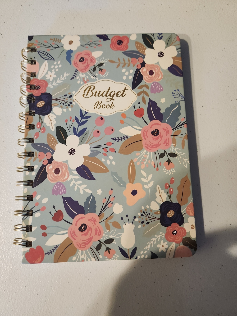 Floral Spiral Notebook - Blue Floral